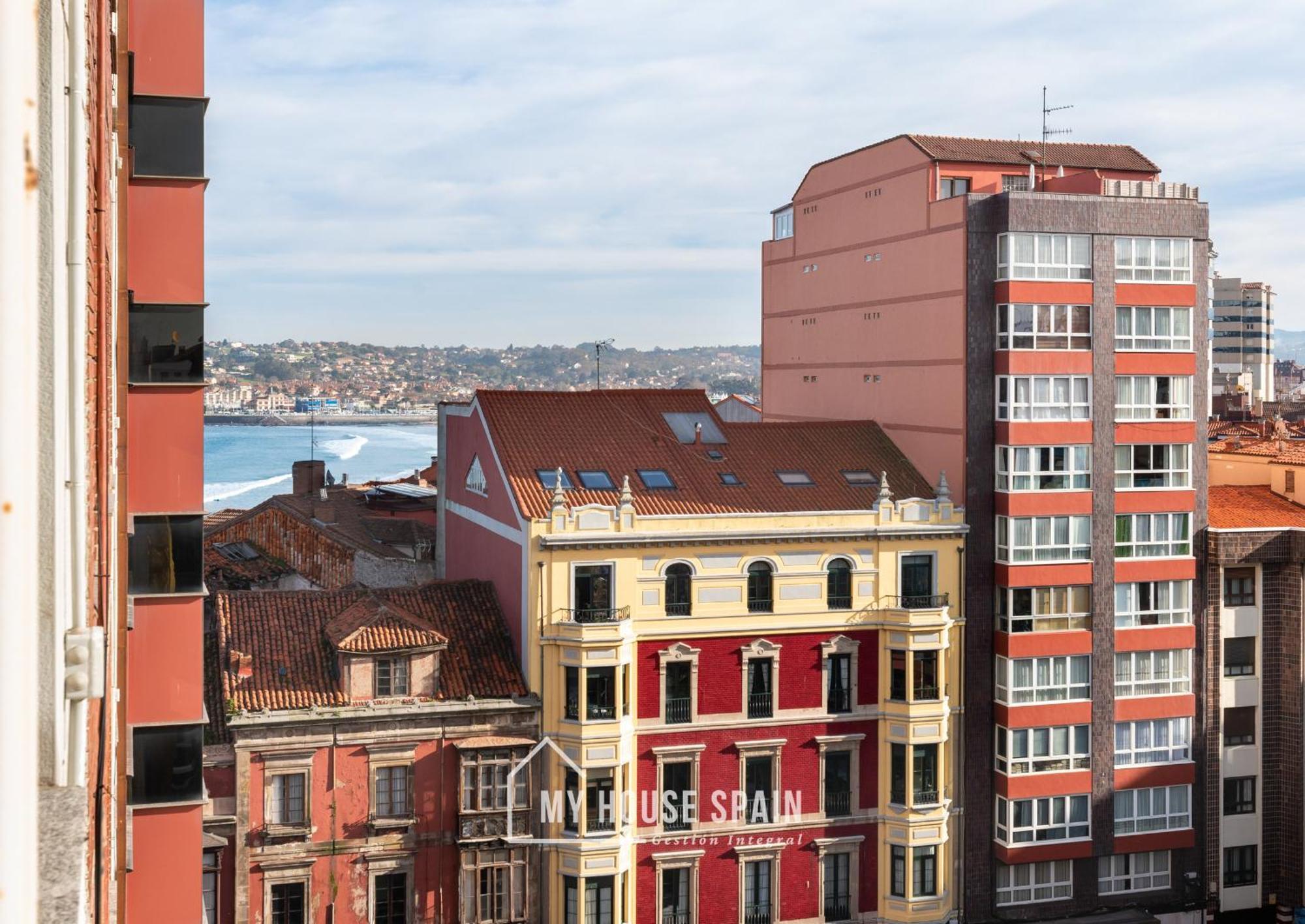 Myhousespain - Radiante Piso Junto A La Playa Gijon Ngoại thất bức ảnh