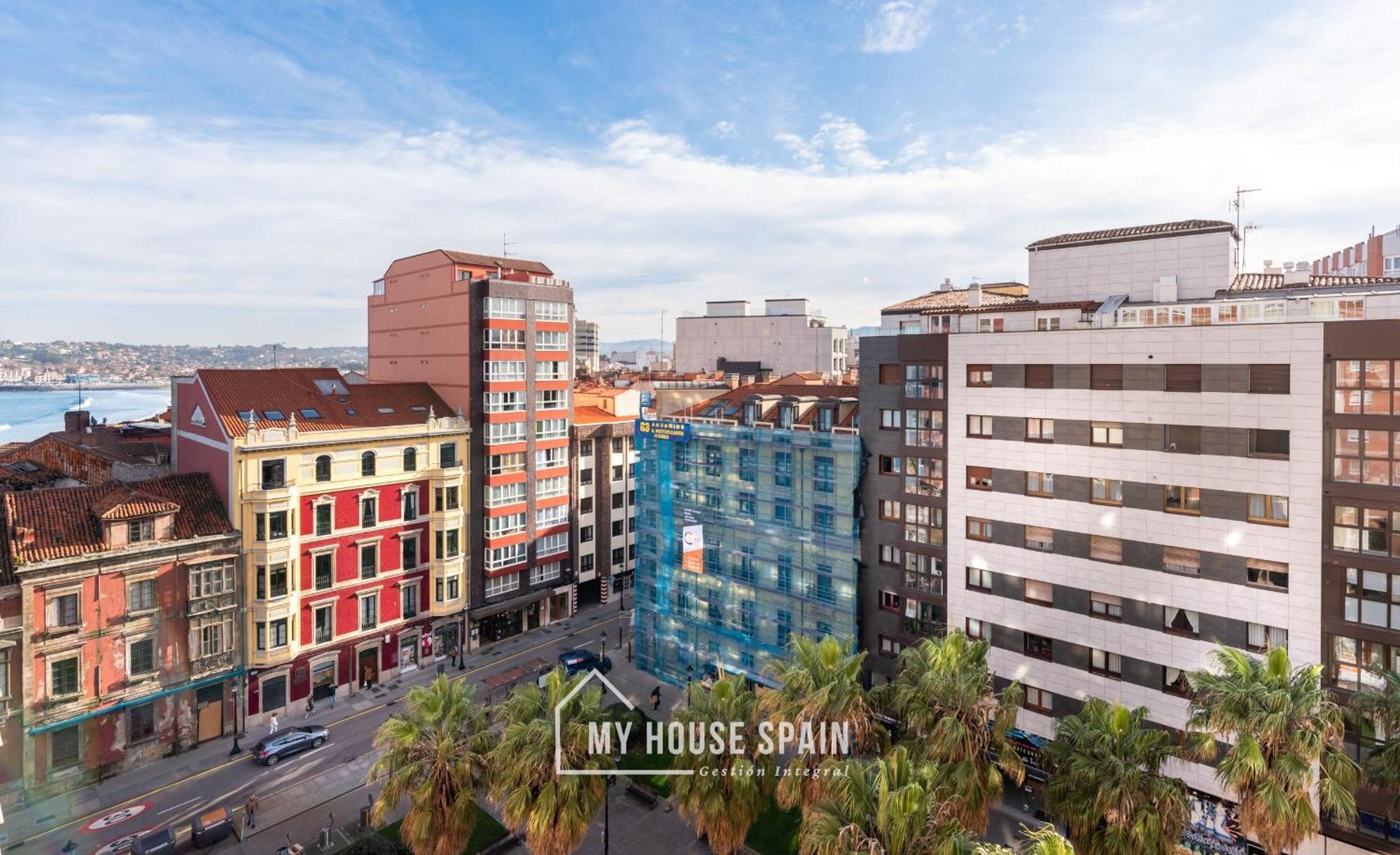 Myhousespain - Radiante Piso Junto A La Playa Gijon Ngoại thất bức ảnh