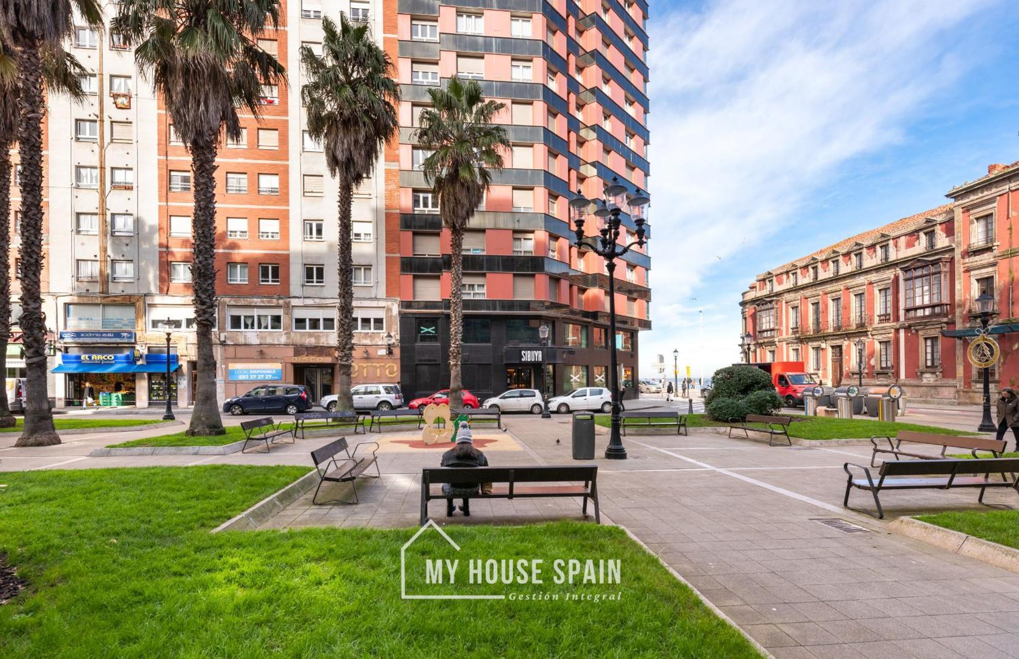 Myhousespain - Radiante Piso Junto A La Playa Gijon Ngoại thất bức ảnh
